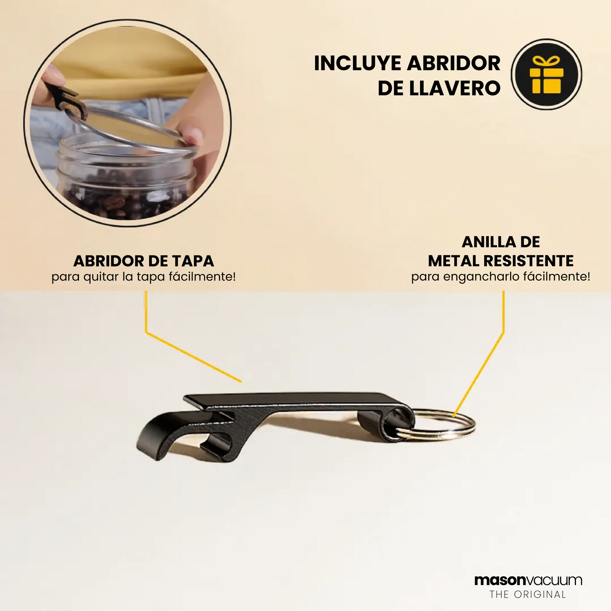 Kit de sellado al vacío Mason Vacuum