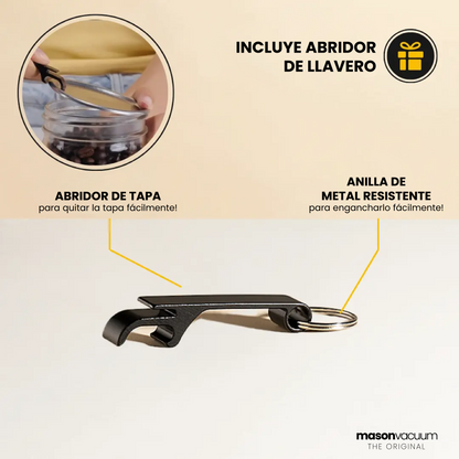 Kit de sellado al vacío Mason Vacuum