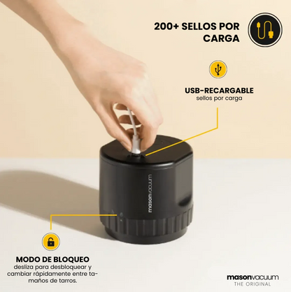 Kit de sellado al vacío Mason Vacuum